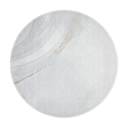 Marmorpastel Stone Texture Glitzer Wasserfarbe Schneidebrett (Vorderseite)