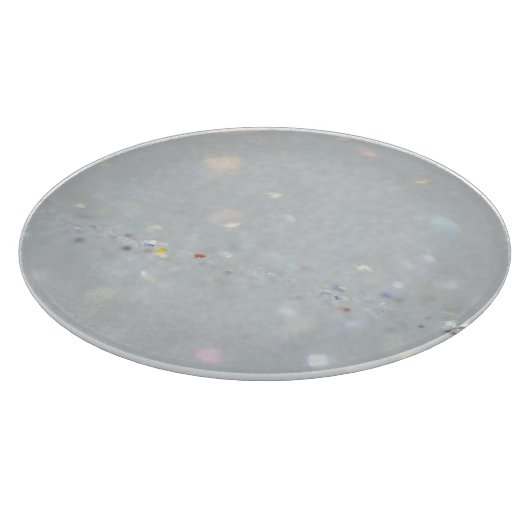 Marmorpastel Stone Texture Glitzer Wasserfarbe Schneidebrett (Ecke)