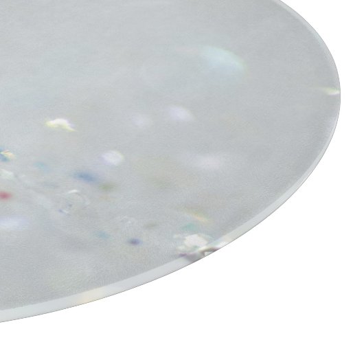 Marmorpastel Stone Texture Glitzer Wasserfarbe Schneidebrett (Ecke)