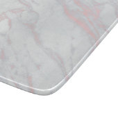 Marmorpastel Stone Texture Glitzer Wasserfarbe Schneidebrett (Ecke)