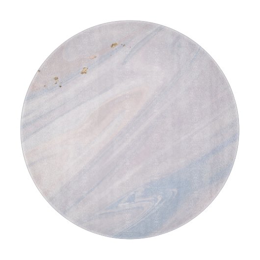 Marmorpastel Stone Texture Glitzer Wasserfarbe Schneidebrett (Vorderseite)