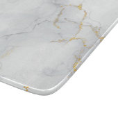 Marmorpastel Stone Texture Glitzer Wasserfarbe Schneidebrett (Ecke)