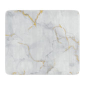 Marmorpastel Stone Texture Glitzer Wasserfarbe Schneidebrett (Vorderseite)