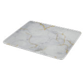 Marmorpastel Stone Texture Glitzer Wasserfarbe Schneidebrett (Ecke)