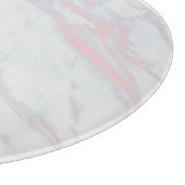 Marmorpastel Stone Texture Glitzer Wasserfarbe Schneidebrett (Ecke)