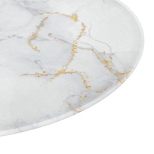 Marmorpastel Stone Texture Glitzer Wasserfarbe Schneidebrett (Ecke)