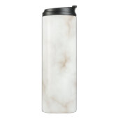 Marmorpastel Stone Texture Glitzer Wasserfarbe Thermosbecher (Nach links gedreht)