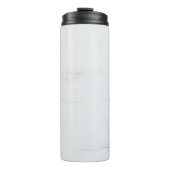 Marmorpastel Stone Texture Glitzer Wasserfarbe Thermosbecher (Vorderseite)