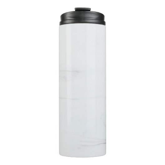 Marmorpastel Stone Texture Glitzer Wasserfarbe Thermosbecher (Vorderseite)