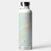 Marmorpastel Stone Texture Glitzer Wasserfarbe Trinkflasche (Rechts)
