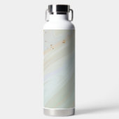 Marmorpastel Stone Texture Glitzer Wasserfarbe Trinkflasche (Vorderseite)