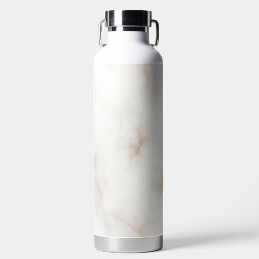 Marmorpastel Stone Texture Glitzer Wasserfarbe Trinkflasche (Vorderseite)