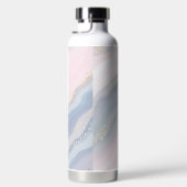 Marmorpastel Stone Texture Glitzer Wasserfarbe Trinkflasche (Rechts)