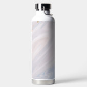 Marmorpastel Stone Texture Glitzer Wasserfarbe Trinkflasche (links)