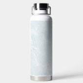 Marmorpastel Stone Texture Glitzer Wasserfarbe Trinkflasche (Rückseite)