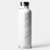 Marmorpastel Stone Texture Glitzer Wasserfarbe Trinkflasche (Rechts)