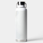 Marmorpastel Stone Texture Glitzer Wasserfarbe Trinkflasche (Rückseite)