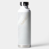 Marmorpastel Stone Texture Glitzer Wasserfarbe Trinkflasche (links)