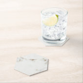 Marmorpastel Stone Texture Glitzer Wasserfarbe Untersetzer (Vor Ort)