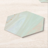 Marmorpastel Stone Texture Glitzer Wasserfarbe Untersetzer (angewinkelt)