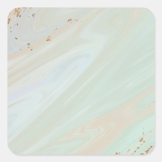 Marmorpastel Stone Texture Square Stickers (Vorderseite)