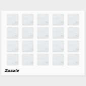 Marmorpastel Stone Texture Square Stickers (Blatt)