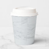 Marmorpastel Stone Textured 8oz Paper Cup Pappbecher (Links)