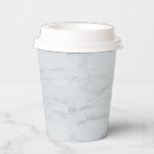Marmorpastel Stone Textured 8oz Paper Cup Pappbecher (Rechts)