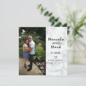 Marmorpfeile speichern das Foto Daten Postkarte (Stehend Vorderseite)