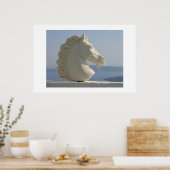 Marmorpferd Poster (Küche)