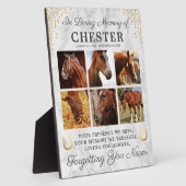 Marmorpferde - Erinnerung an FotoCollage Fotoplatte (Seite)