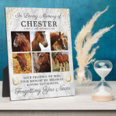 Marmorpferde - Erinnerung an FotoCollage Fotoplatte (Seite)