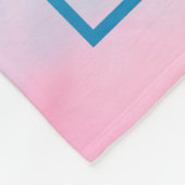 Marmorplatte Pastel colora Fleecedecke (Ecke)