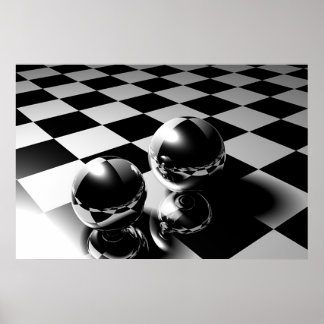 Marmorreflektion Poster