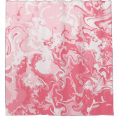 Marmorrosa Duschvorhang (Vorderseite)