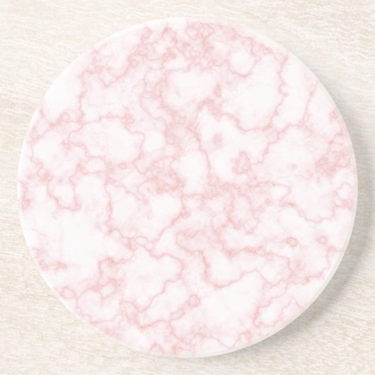 Marmorrosa Getränkeuntersetzer (Vorne)