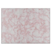 Marmorrosa Schneidebrett (Vorderseite)