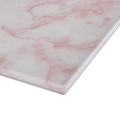 Marmorrosa Schneidebrett (Ecke)