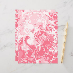 Marmorrosa Scrapbook Paper