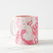 Marmorrosa Zweifarbige Tasse (Vorderseite Links)
