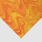 Marmorrotes gelbes Muster Seidenpapier (Ausschnitt)