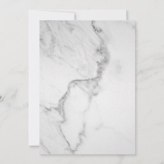 Marmorruhestand Party Einladung in Taupe (Rückseite)