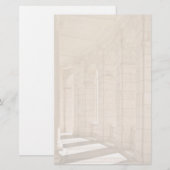 Marmorsäulen Briefpapier (Vorne/Hinten)