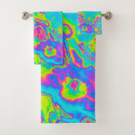 Marmorsäure Badhandtuch Set