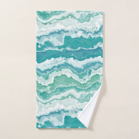 Marmorschaum: Badhandtuch Set (Handtuch)