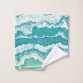 Marmorschaum: Badhandtuch Set (Waschlappen)