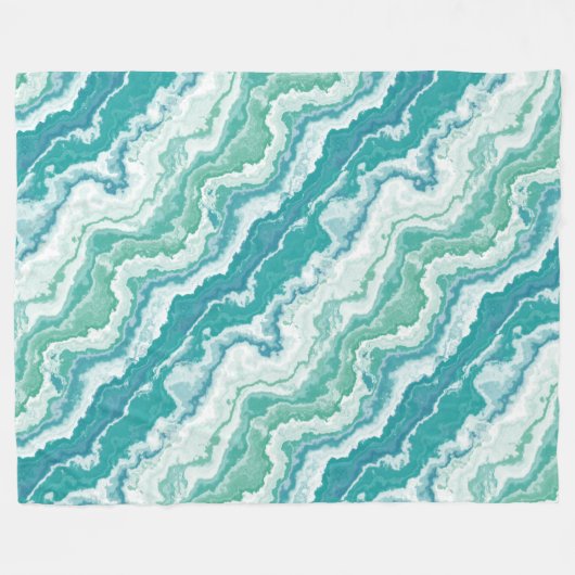 Marmorschaum: Fleecedecke (Vorderseite (Horizontal))