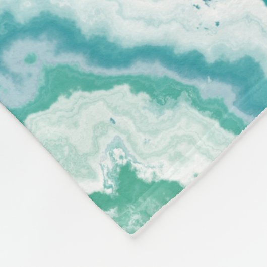 Marmorschaum: Fleecedecke (Ecke)