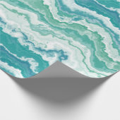 Marmorschaum: Geschenkpapier (Ecke)