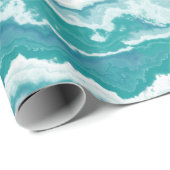 Marmorschaum: Geschenkpapier (Rolleneckpunkt)